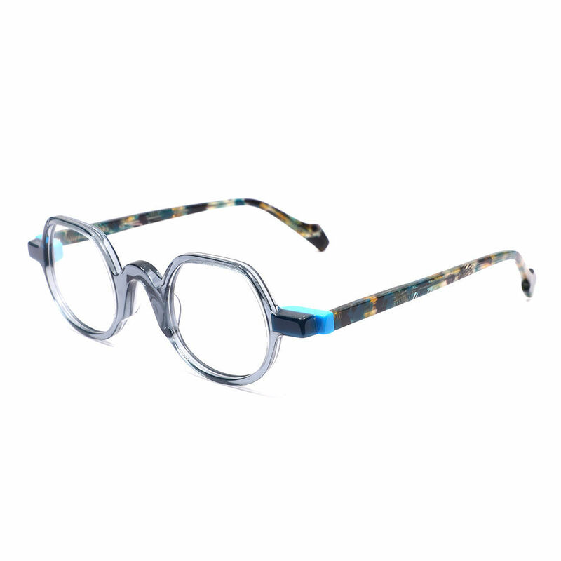 Gaske Round Gray Glasses