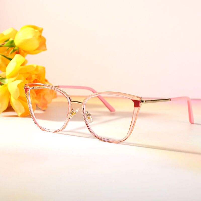 Bowen Cat Eye Rosa Brille