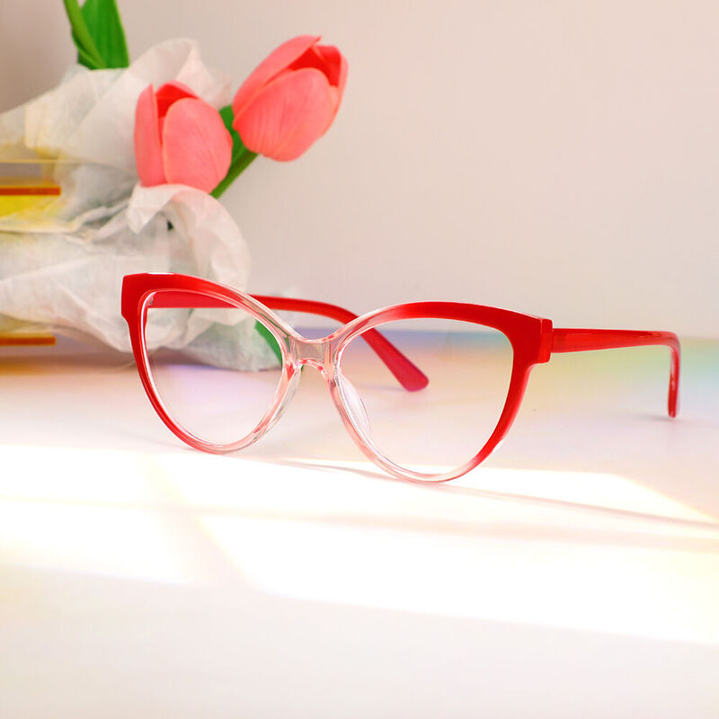 Occhiali da Vista  Anthone Cat Eye Rosso