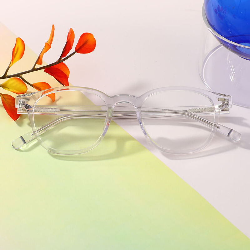 Julian Square Clear Glasses