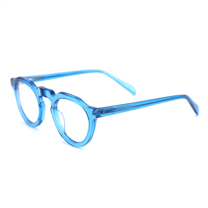 Toland Runde Blaue Brille