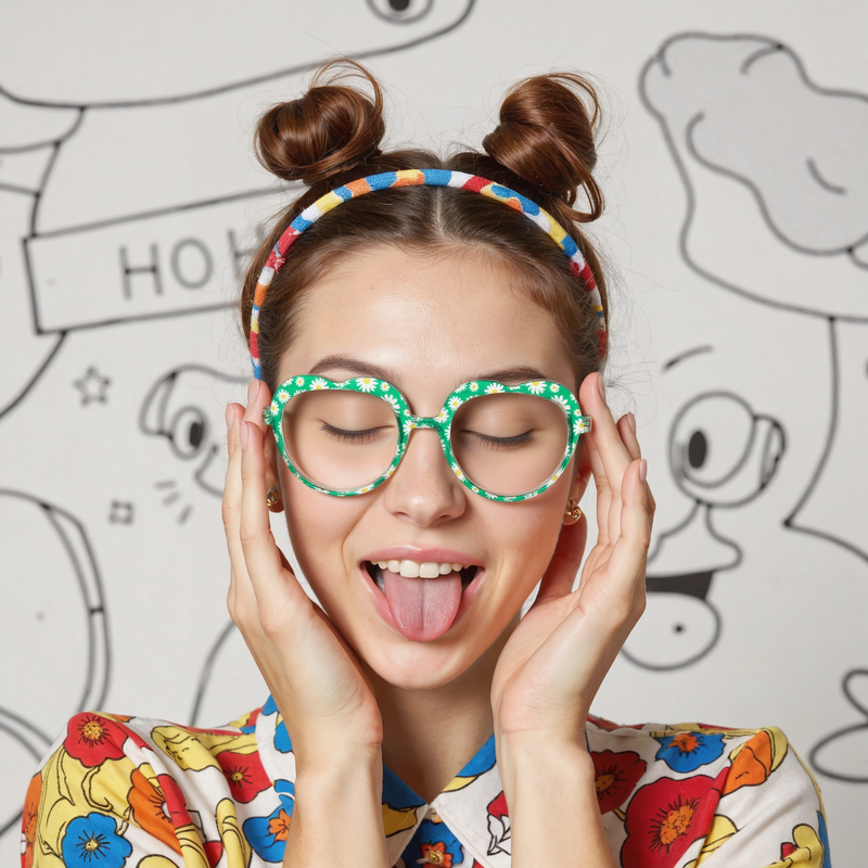 Barret Cat Eye Grüne Brille