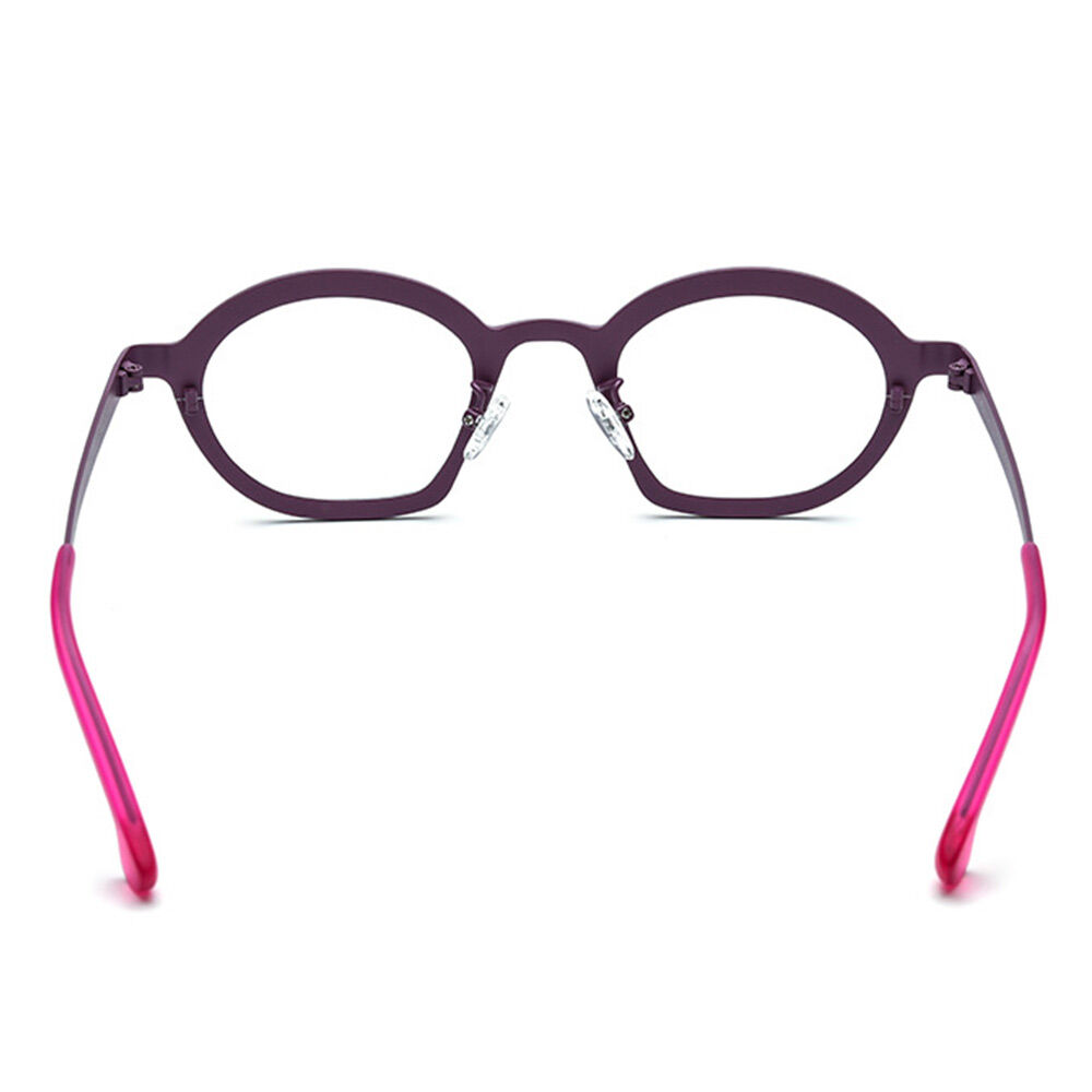 Bartholom Ovale Lila Brille