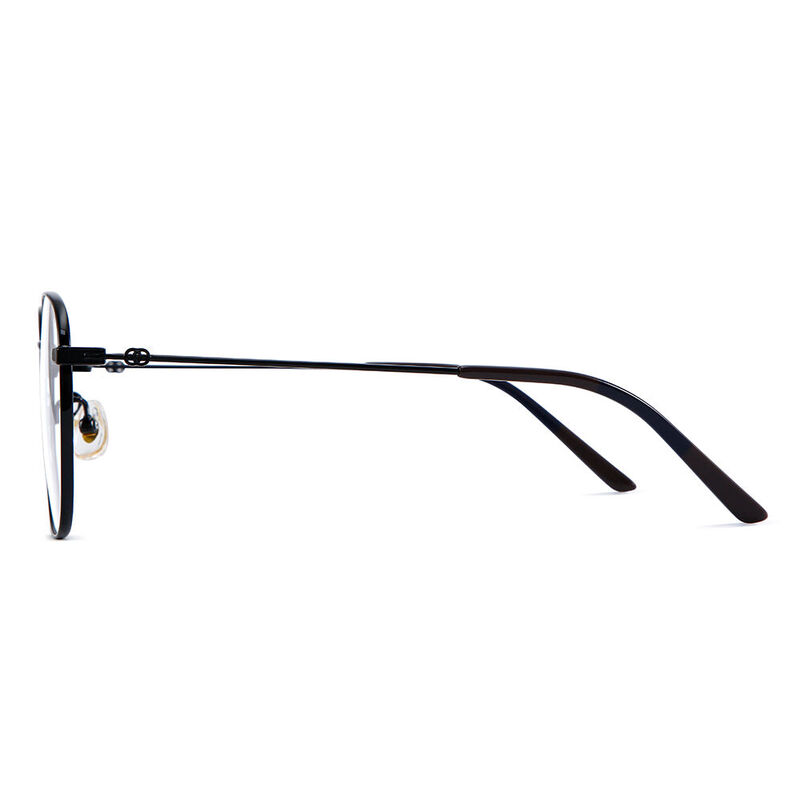 Bart Square Black Glasses