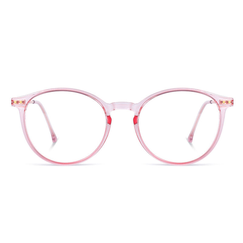Chillax Round Pink Glasses