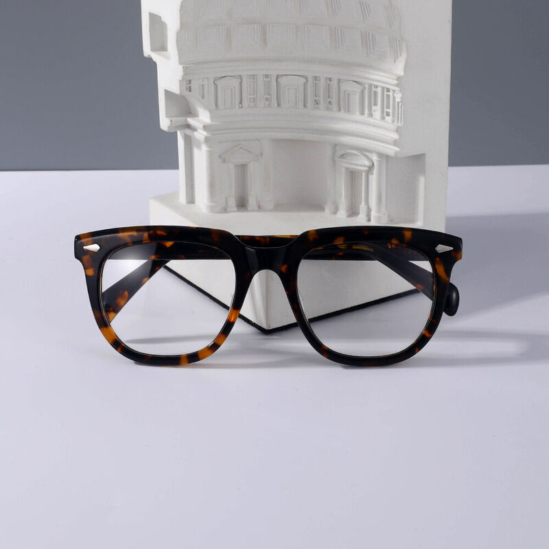 Dapper Square Tortoise Glasses