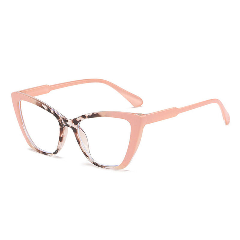 Vera Cat Eye Pink Glasses