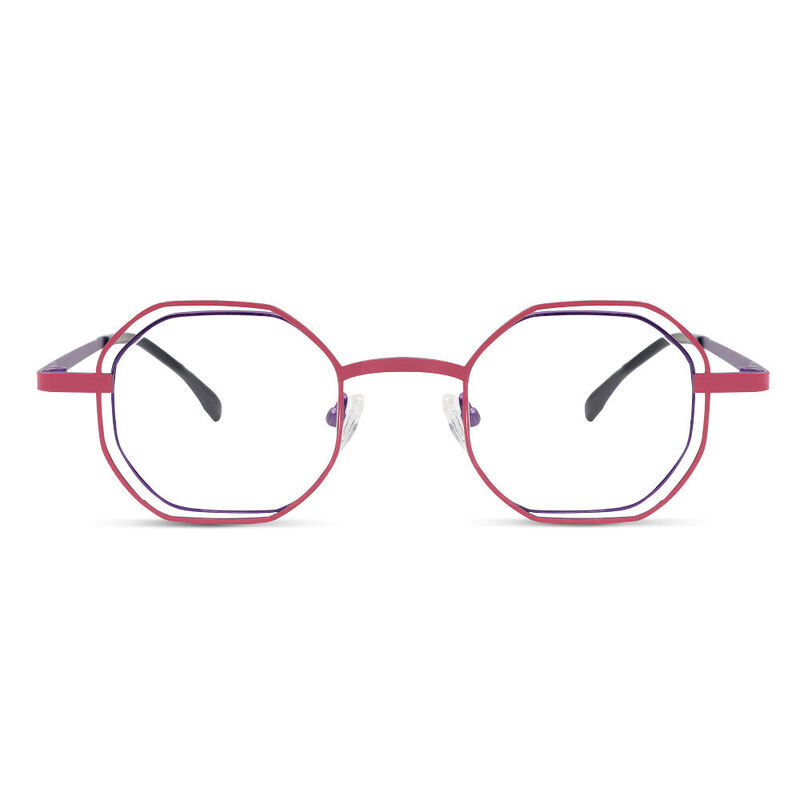 Mage Geometric Purple Glasses