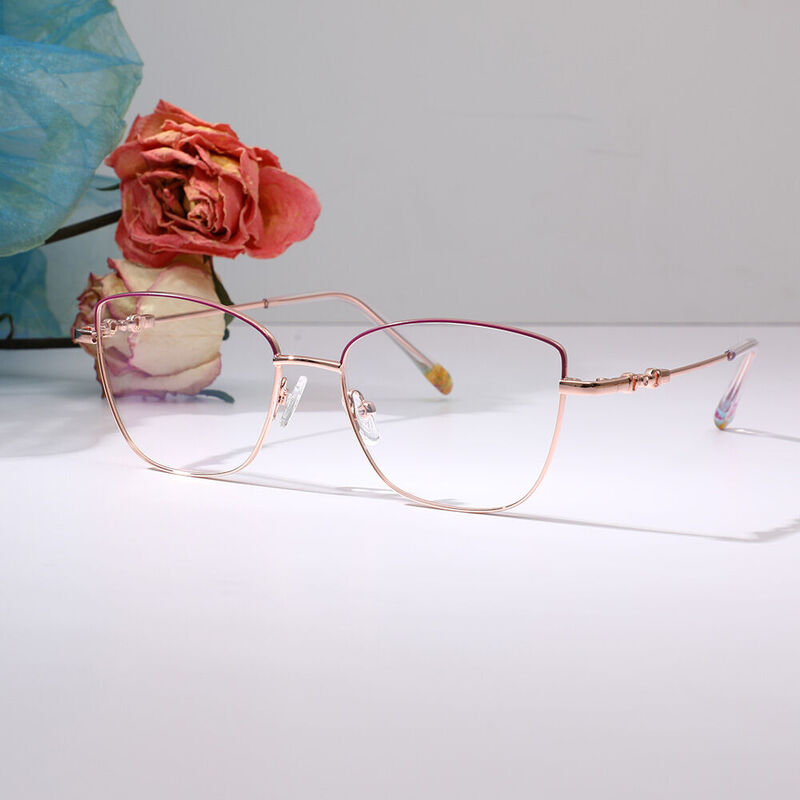 Robin Cat Eye Rose Gold Glasses