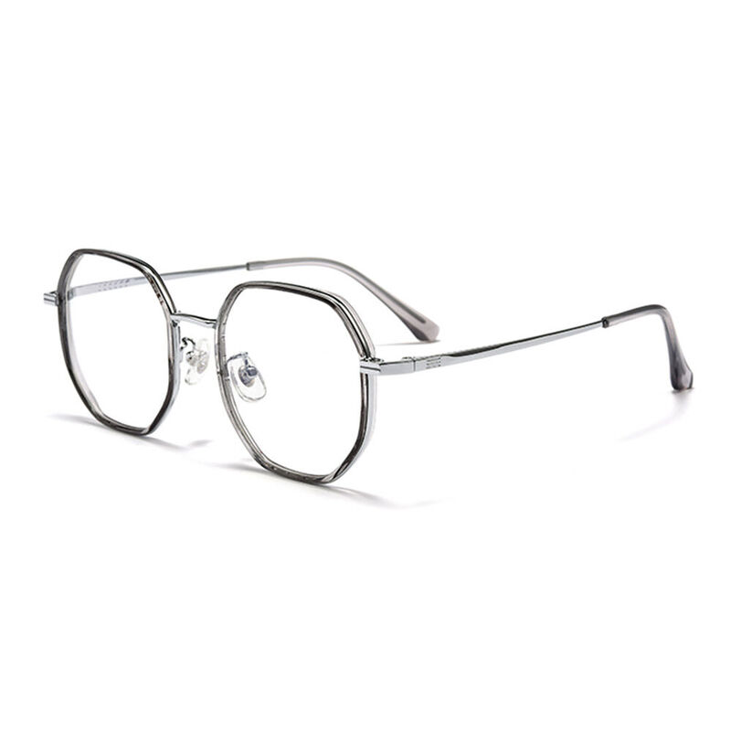 Lunettes de Vue Christ Géométrique Gris