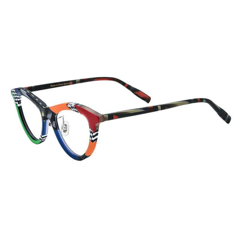 Webste Cat Eye Blue Glasses