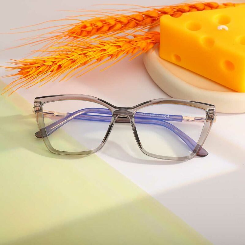 Lunettes de Vue Cheryl Cat Eye Gris