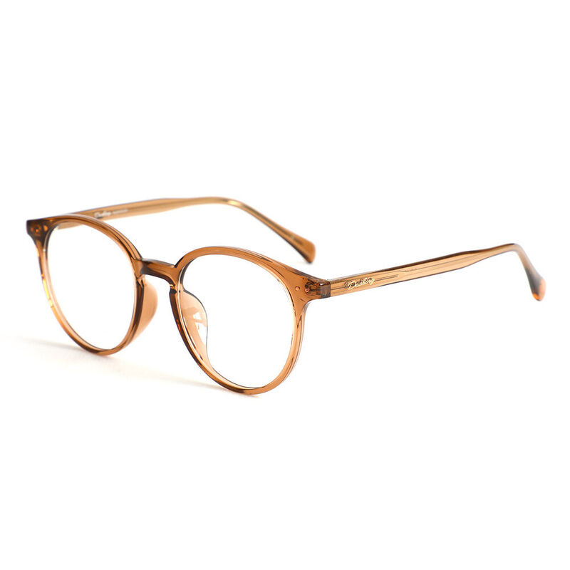 Samantha Round Brown Glasses