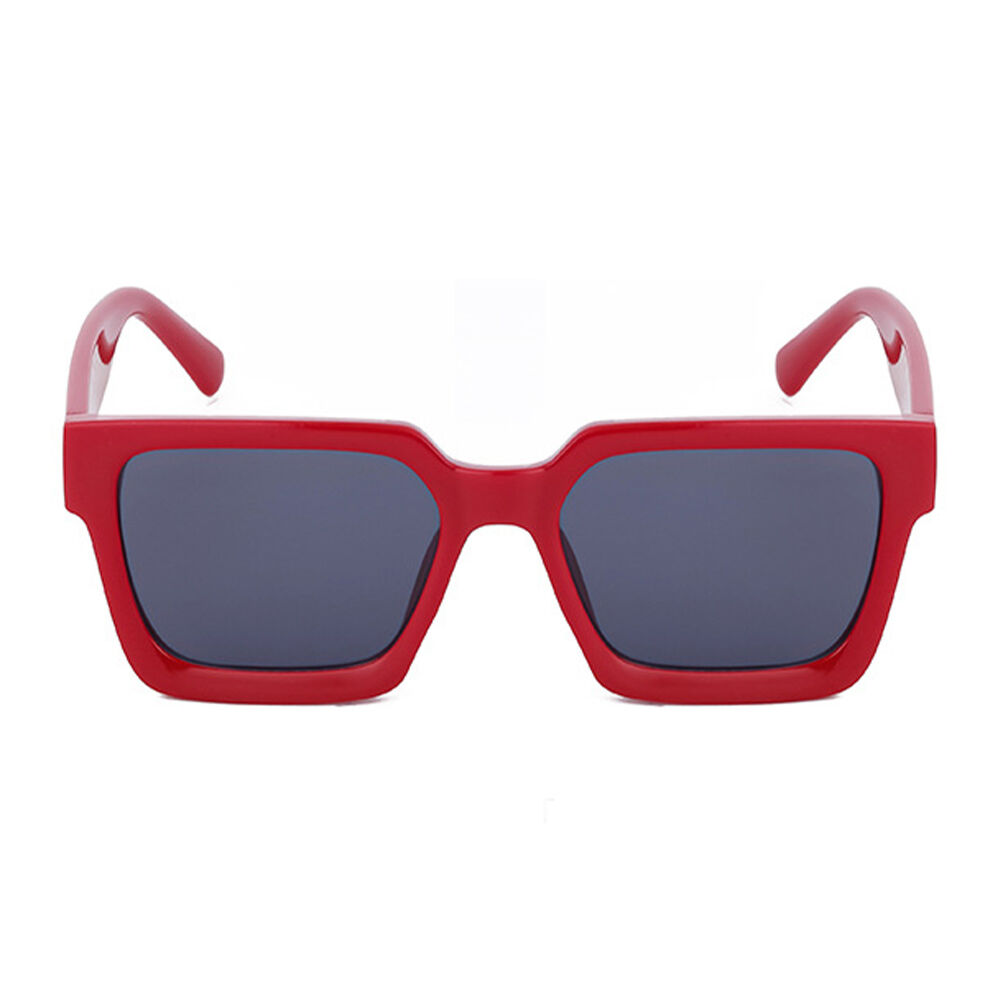 Croquet Square Red Sunglasses