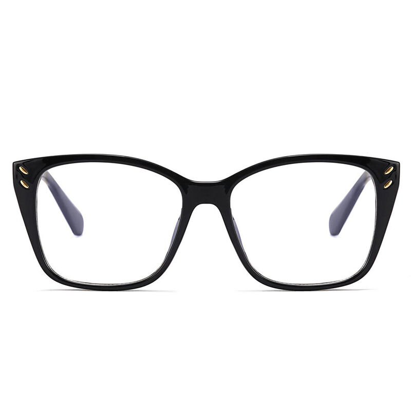 Ilyssa Square Black Glasses