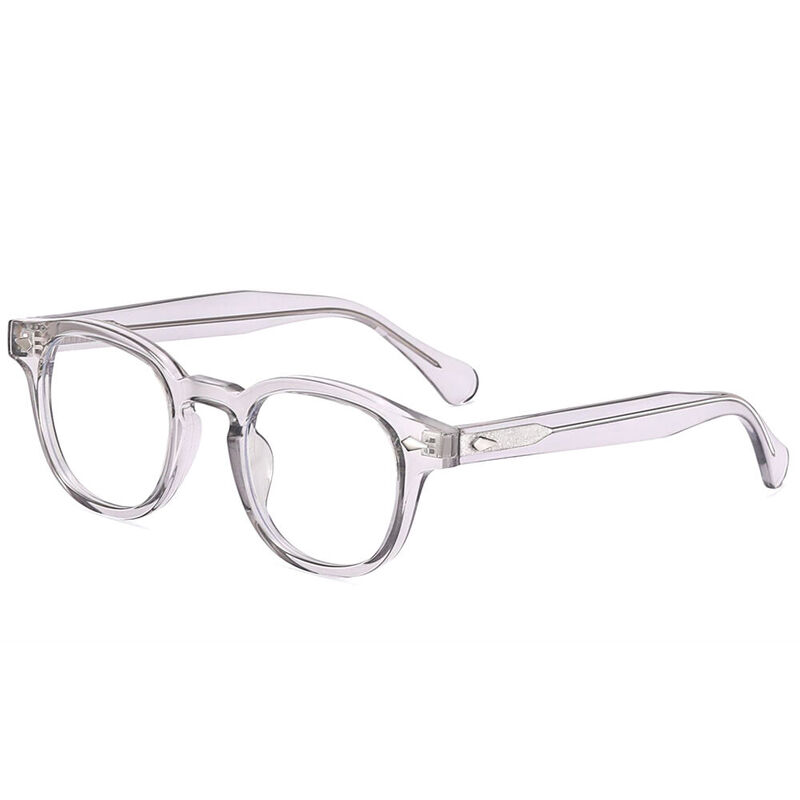 Aceso Round Clear Glasses