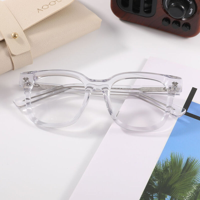 Radiance Square Clear Glasses