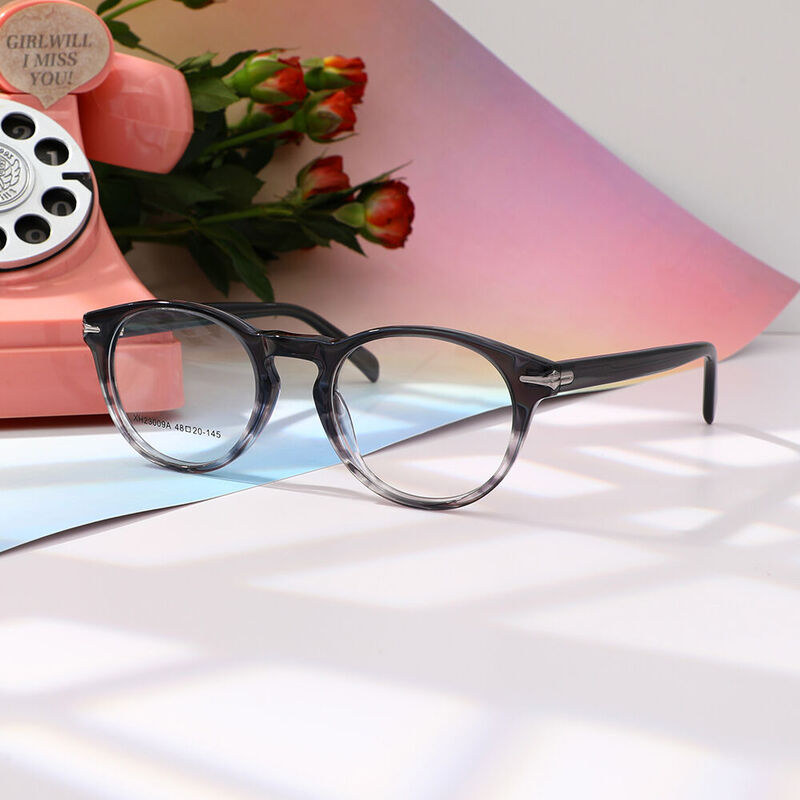 Samsen Round Grey Glasses