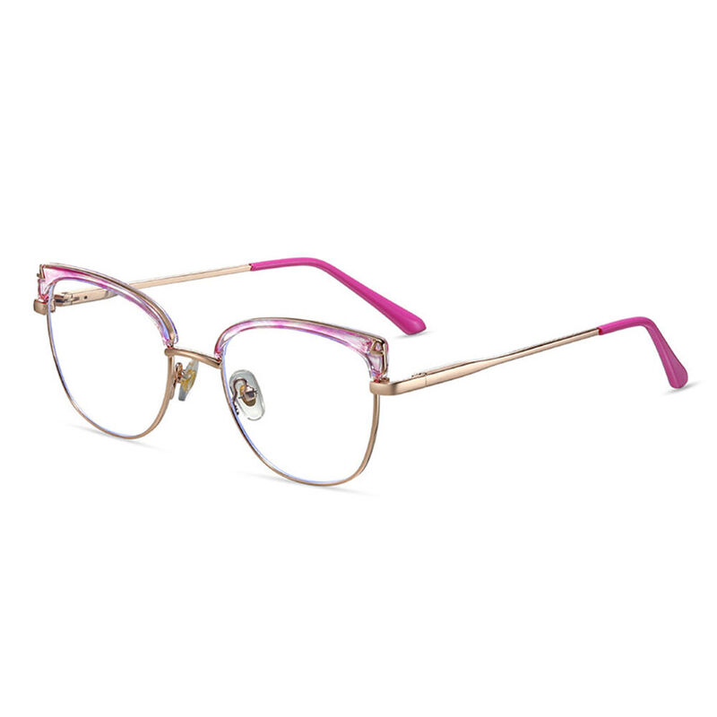 Patiencie Cat Eye Pink Glasses