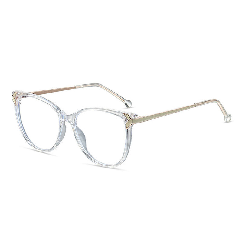 Eleano Cat Eye Clear Glasses