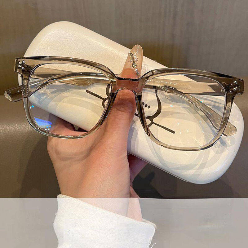 Sebastia Square Brown Glasses