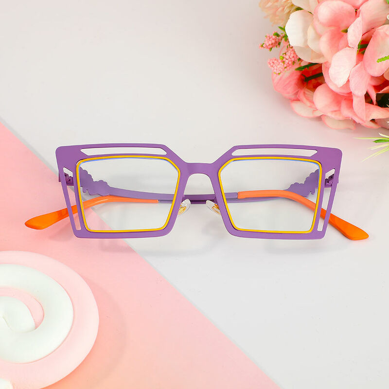 Trevelyan Cat Eye Purple Glasses