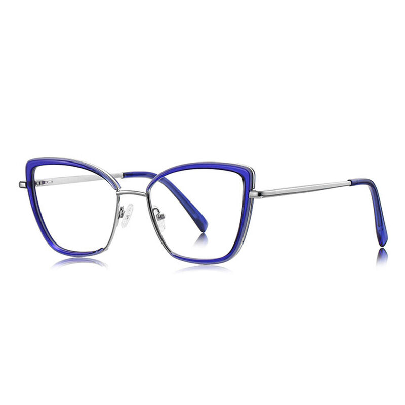 Lunettes de Vue Candice Cat Eye Bleu