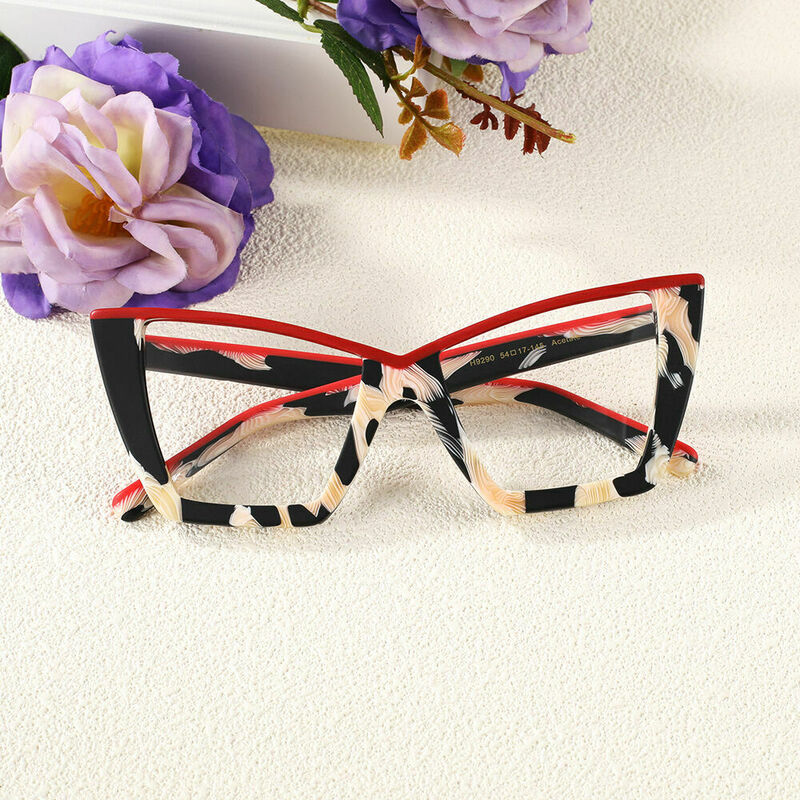 Bengal Cat Eye Floral Glasses