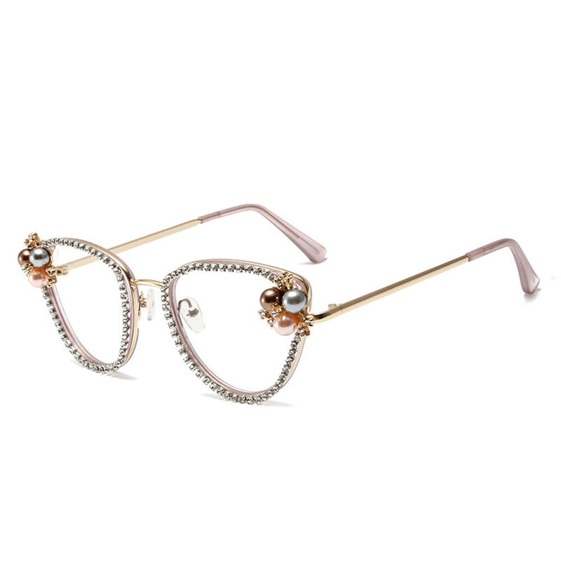 Rivera Cat Eye Purple Glasses