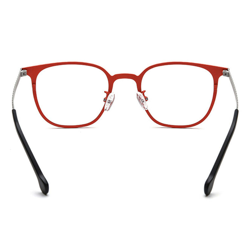 Chade Quadratische Rote Brille