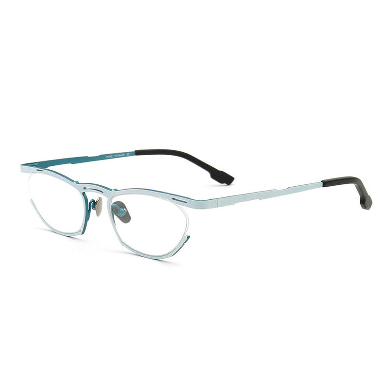 Jacoee Oval White Glasses