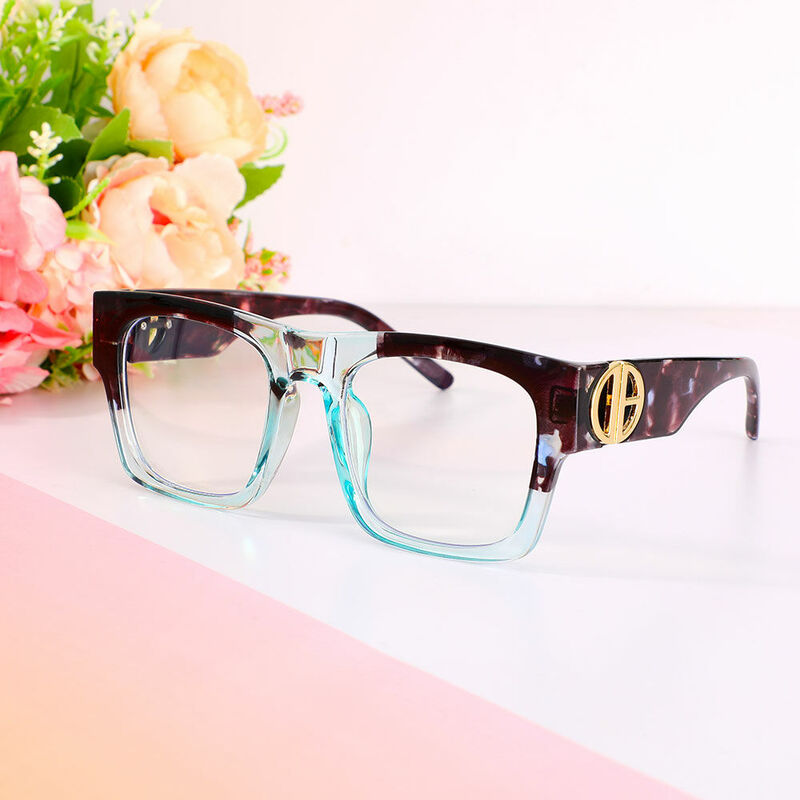 Marshall Square Blue Glasses