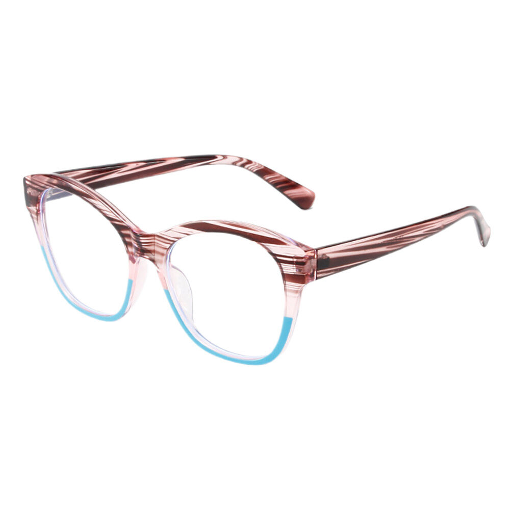 Lenee Cat Eye Blue Glasses