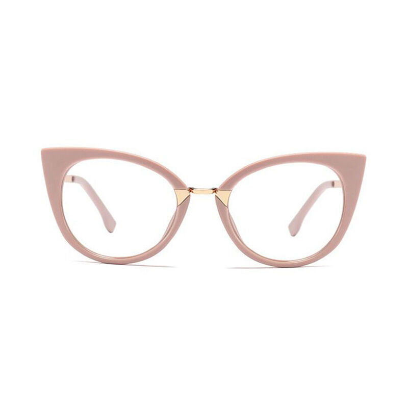 Nelly Cat Eye Brown Glasses