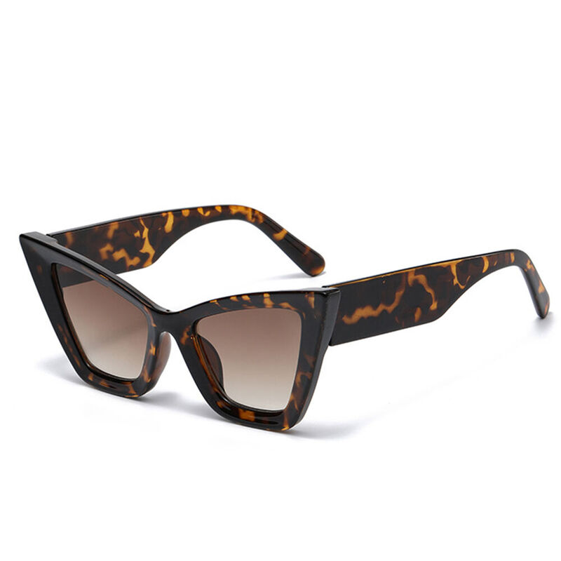 Wartun Cat Eye Tortoise Sunglasses