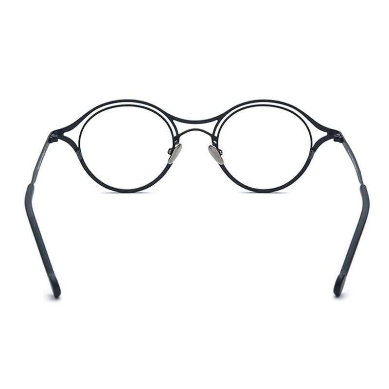 Elton Round Gray Glasses