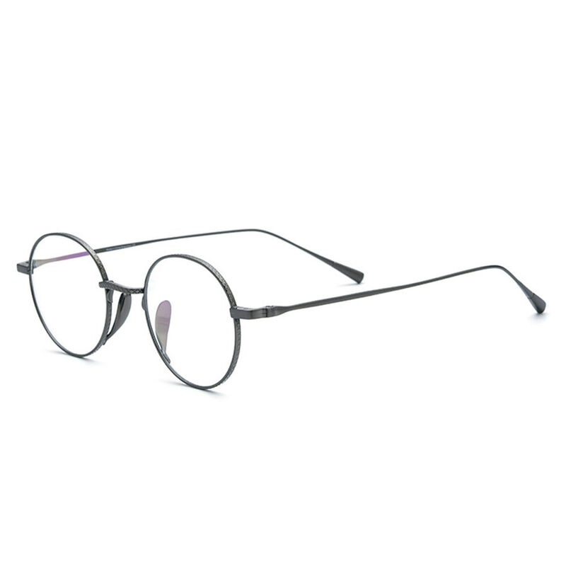 Roy Round Gray Glasses