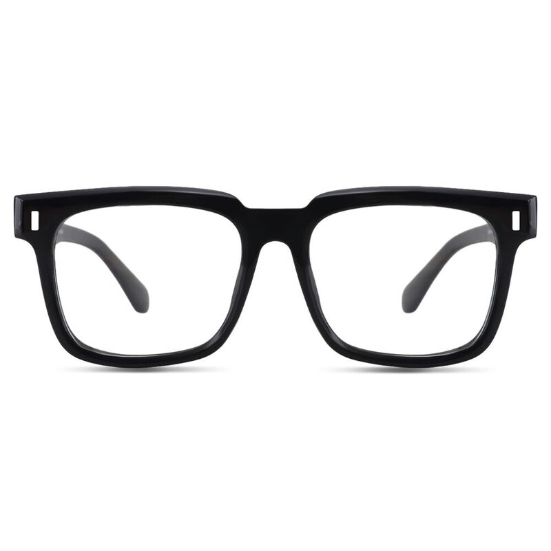 Galaxy Quadratische Schwarze Brille