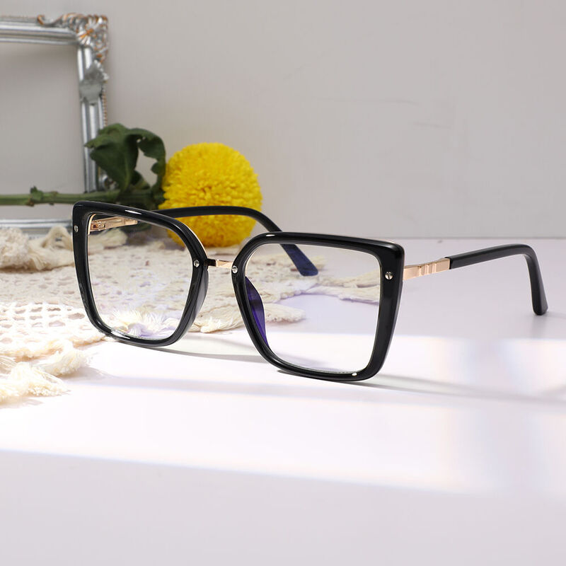 Walto Cat Eye Black Glasses