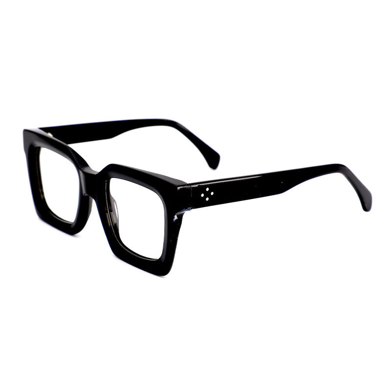 Steward Quadratische Schwarze Brille