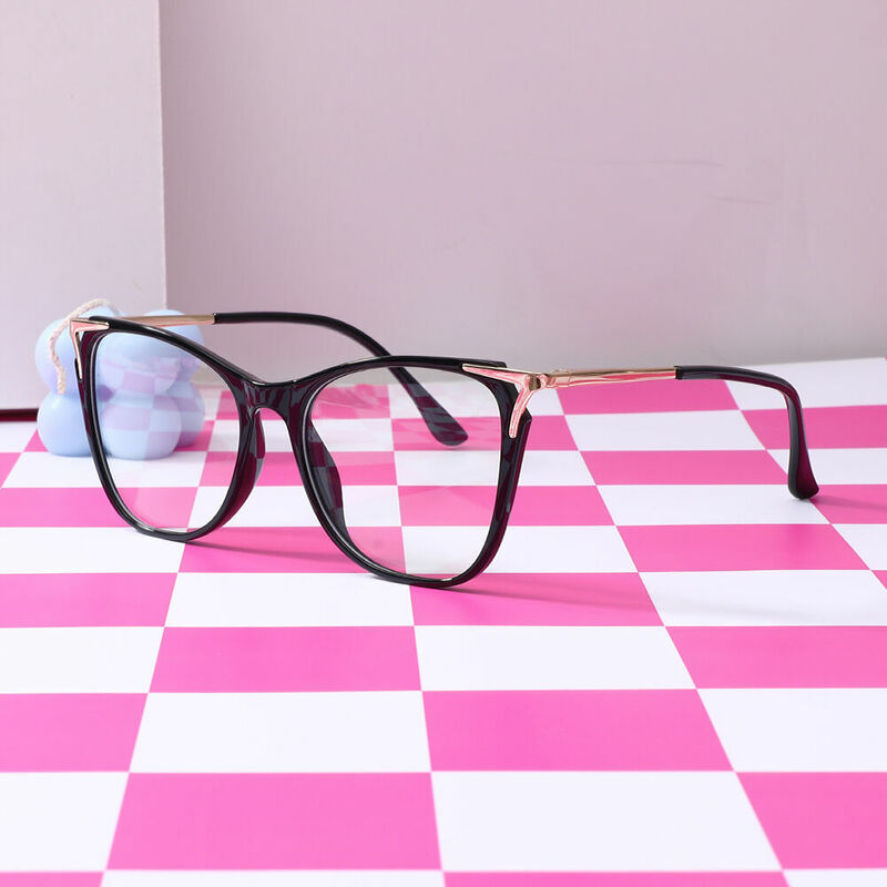 Jeromee Cat Eye Black Glasses