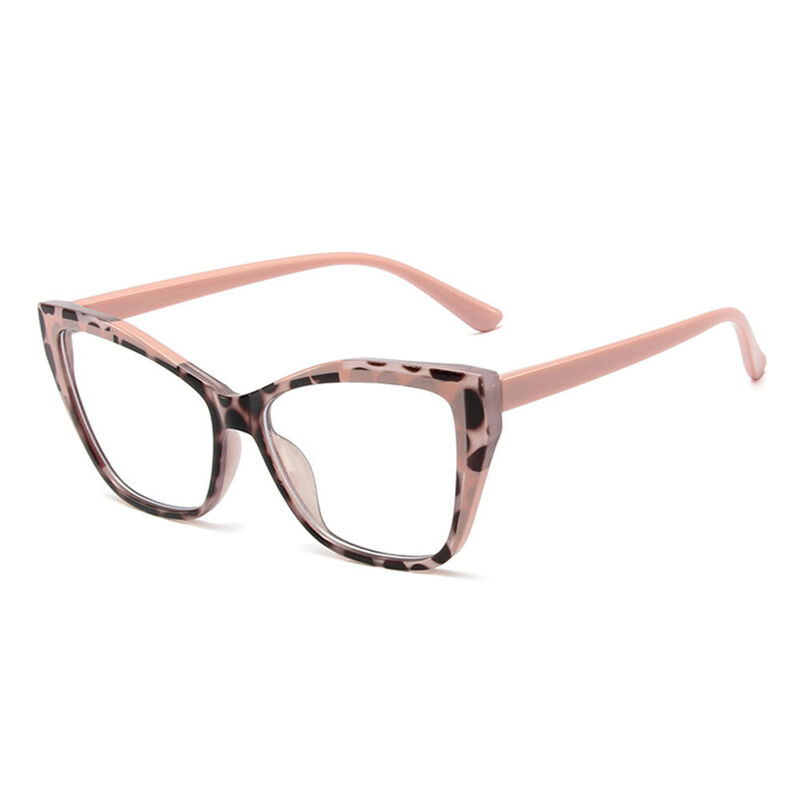 Brian Cat Eye Pink Glasses