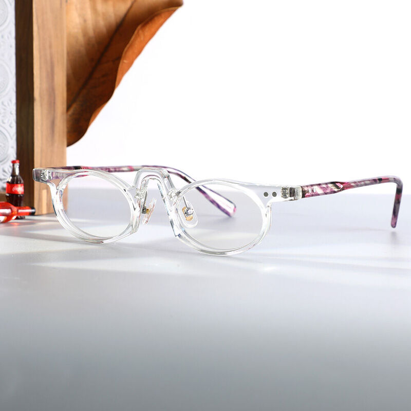Conroy Oval Clear Glasses