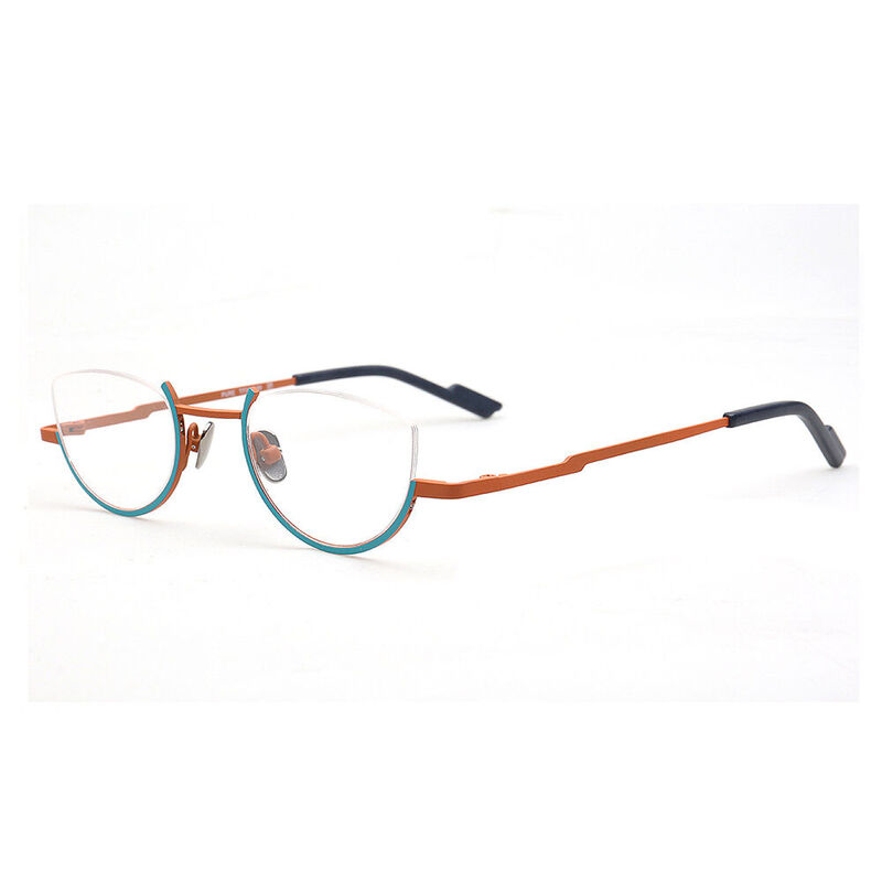 Chapmee Ovale Blaue Brille