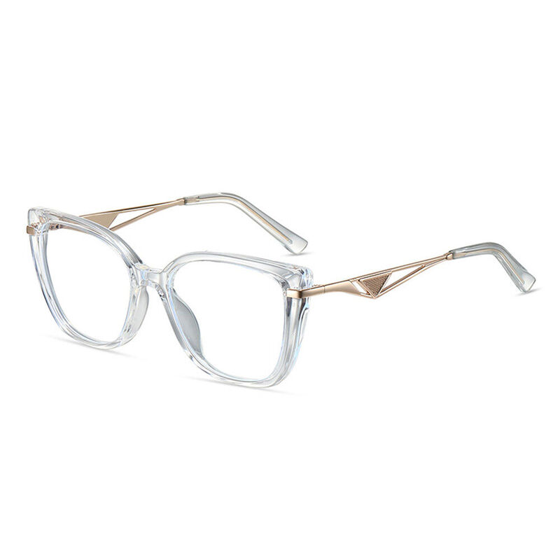 Robbiee Cat Eye Clear Glasses
