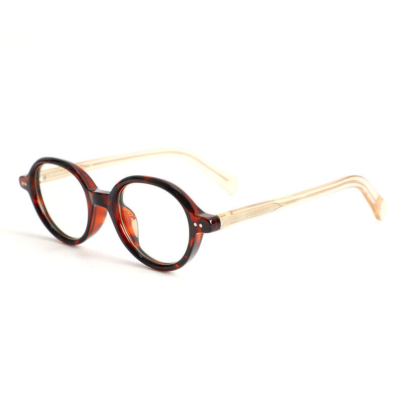 Dwight Oval Tortoise Glasses