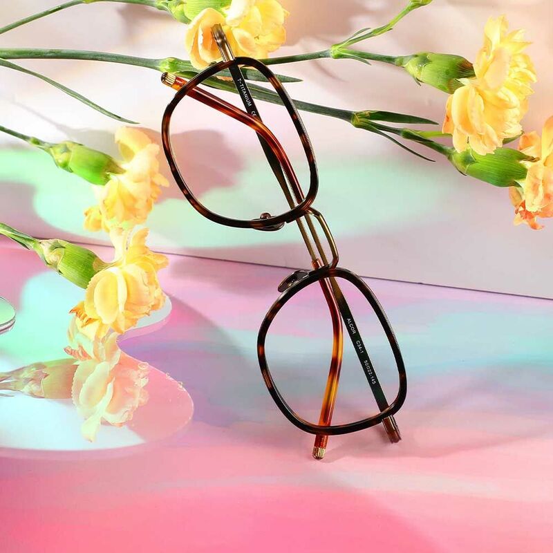 Maxwell Square Tortoise Glasses