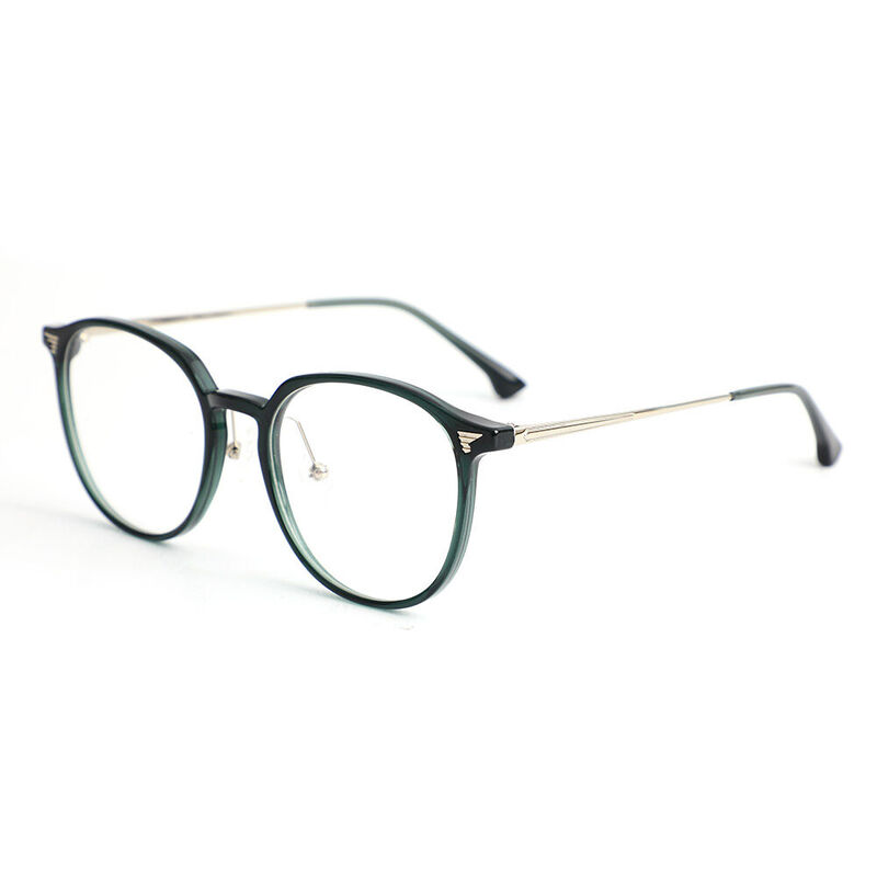 Arlene Runde Grüne Brille