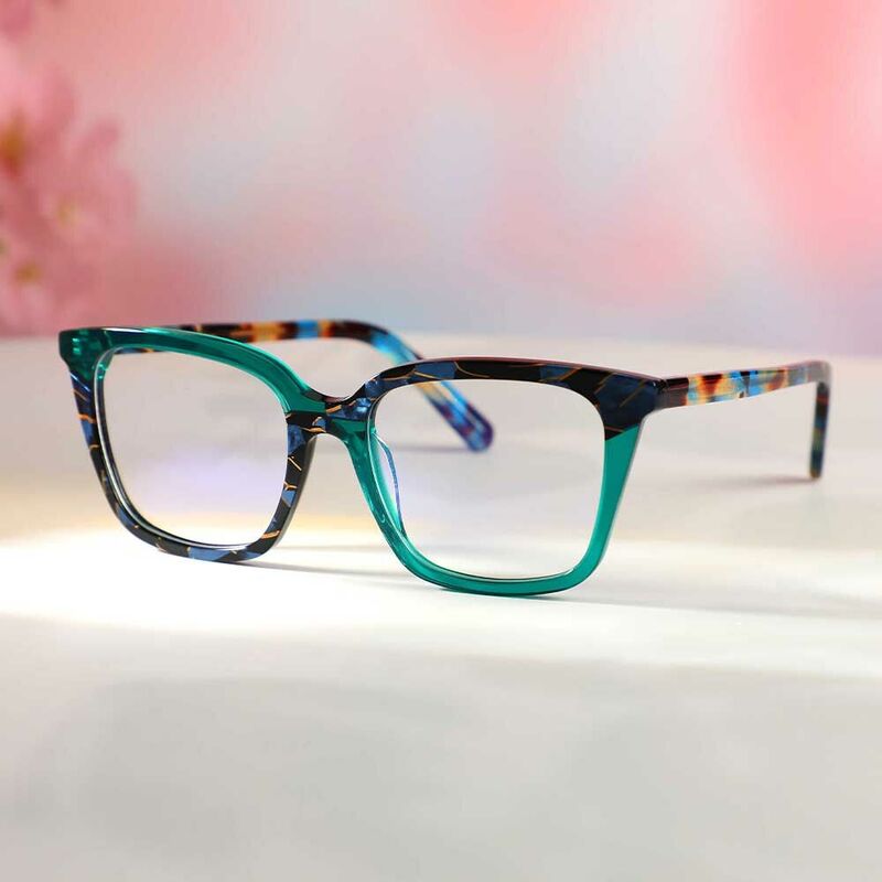 Lunettes de Vue Colbert Carré Vert