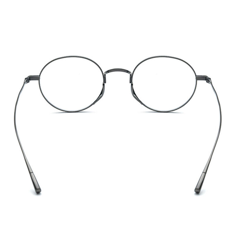 Roy Round Gray Glasses